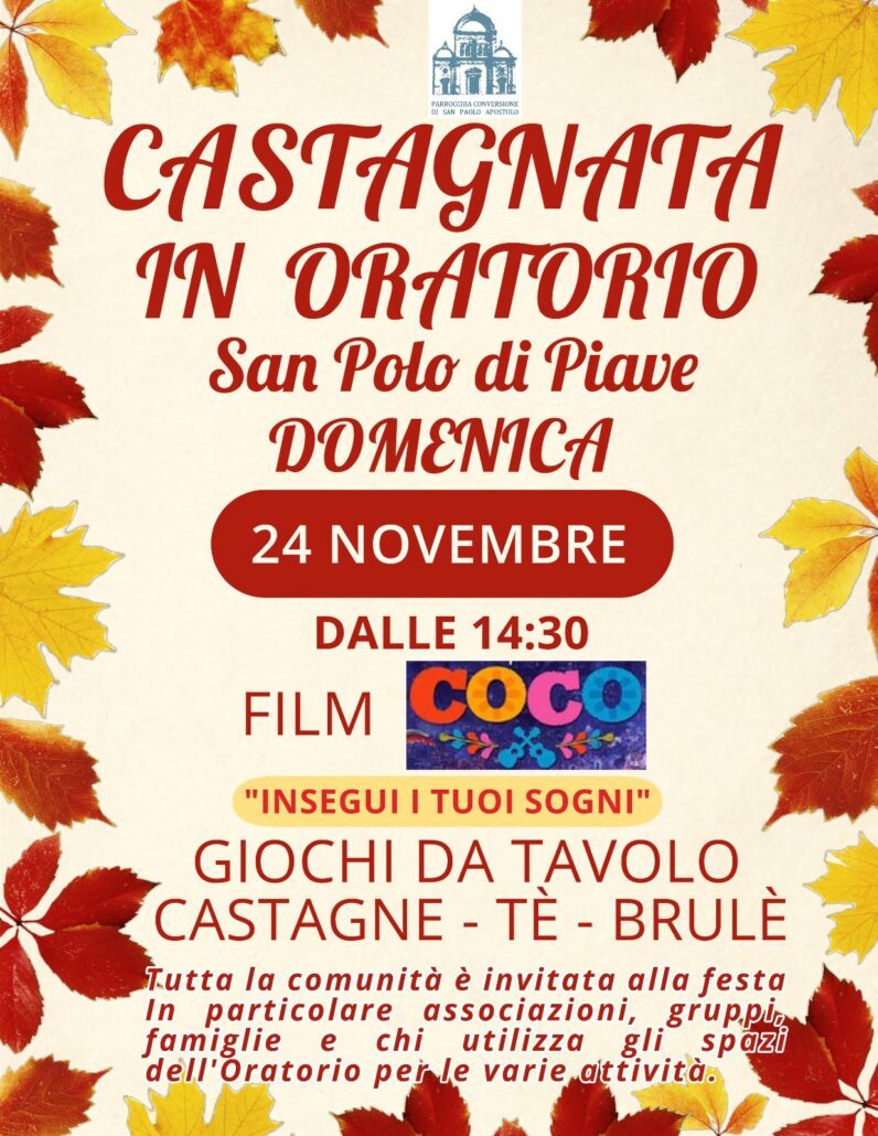 Castagnata in Oratorio